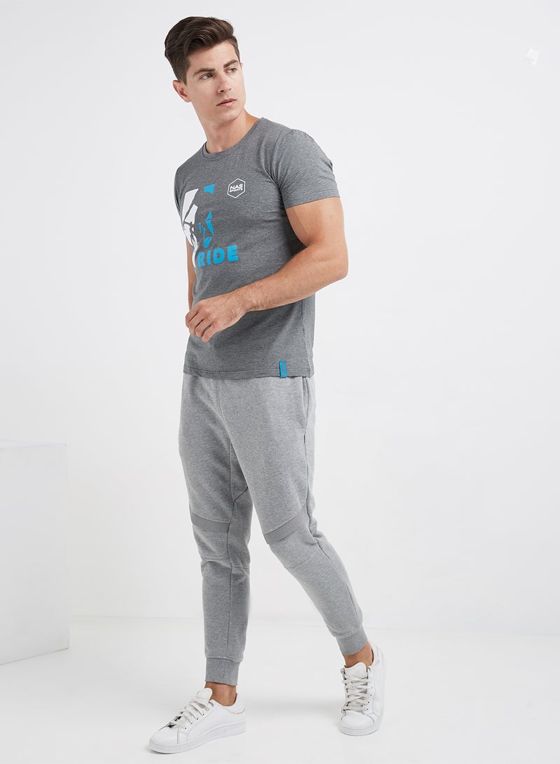 NAS Rider T-Shirt Grey - Image 3
