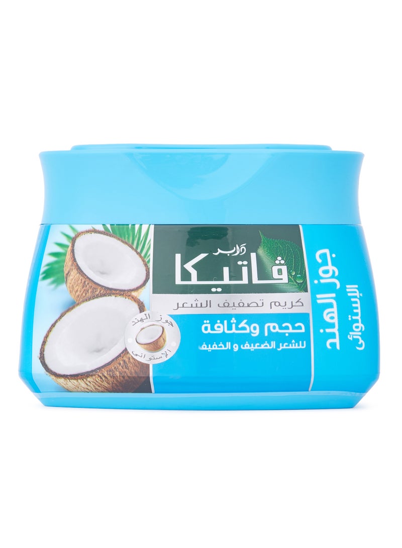 VATIKA Volume & Thickness Styling Hair Cream  | Tropical Coconut with Nourishing Vatika Oils | For Fine & Limp Hair 190ml - Image 2