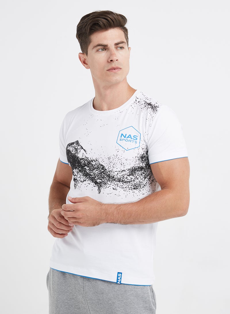 NAS Classic Graphic T-Shirt White - Image 1