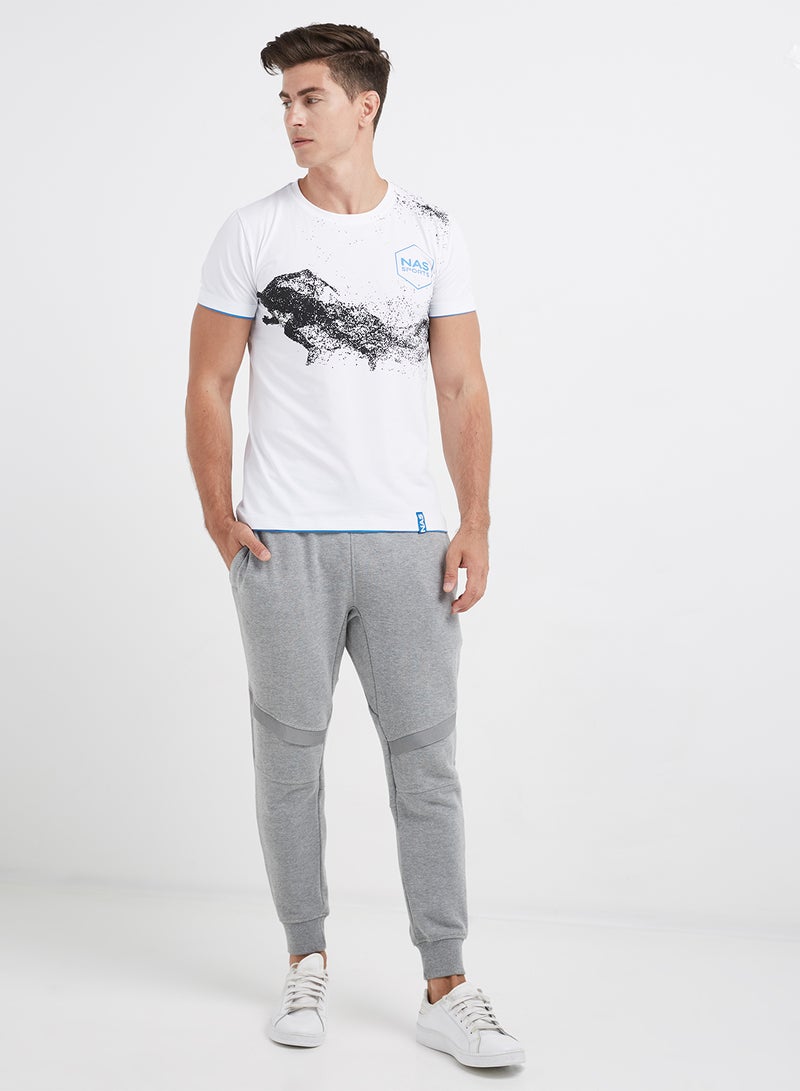 NAS Classic Graphic T-Shirt White - Image 3