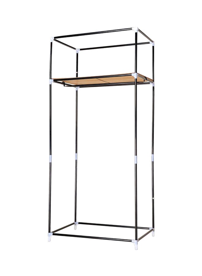 Portable Wardrobe Organizer Maroon 150cm - Image 2