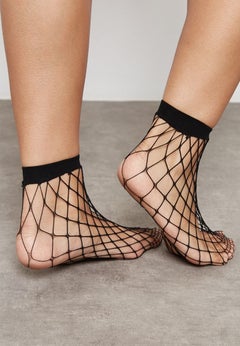 Gipsy Ankle High Fishnet Socks Black  - Image 2