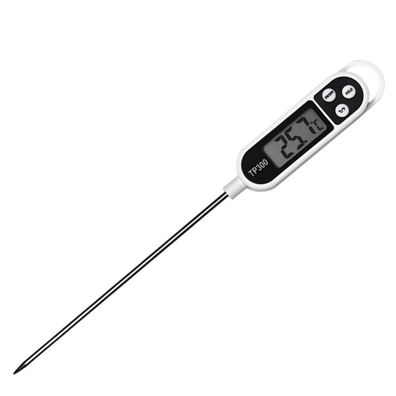 Digital Probe Meat Thermometer White/Black 7x22.8x2.1cm - Image 1
