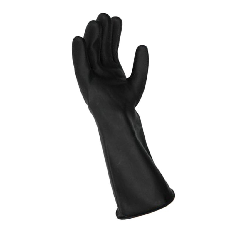 Chemical Resistant Rubber Gloves Black 40x15x5centimeter - Image 5