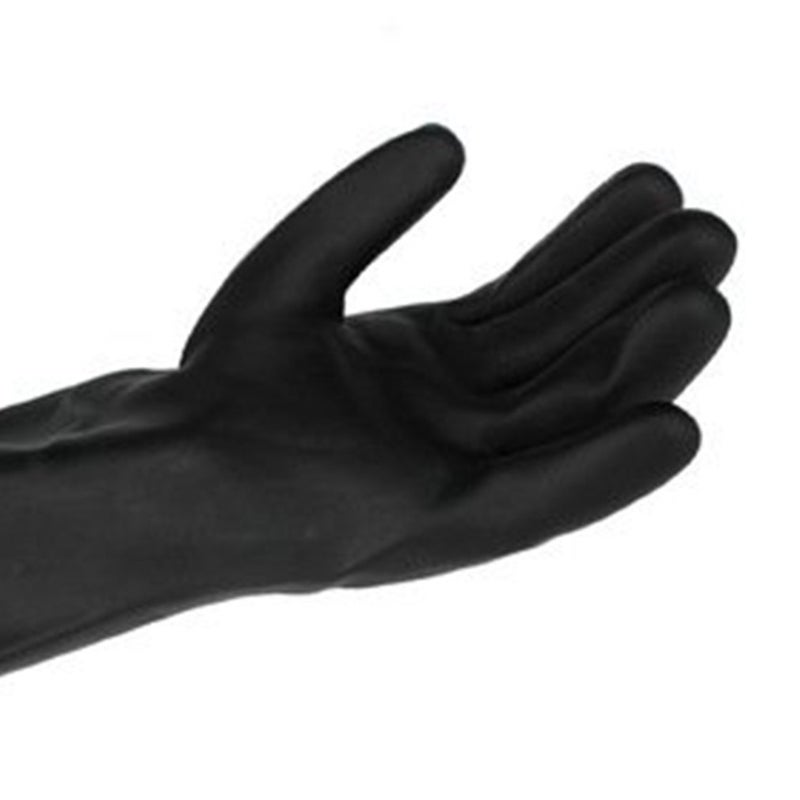 Chemical Resistant Rubber Gloves Black 40x15x5centimeter - Image 4