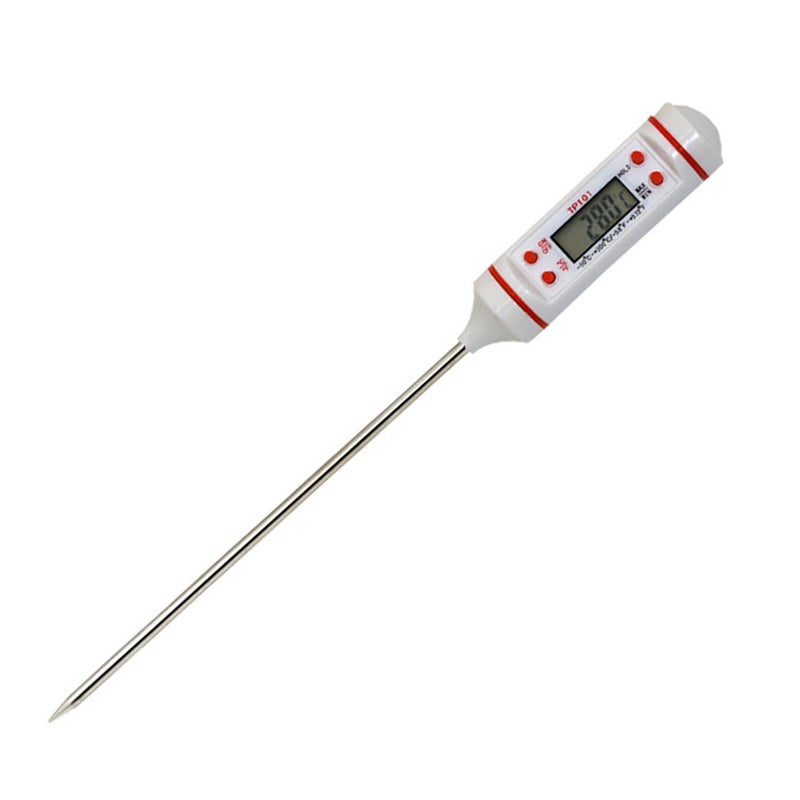 Digital Thermometer With LCD Display White/Silver/White 22.5x2.5x2.5cm - Image 3