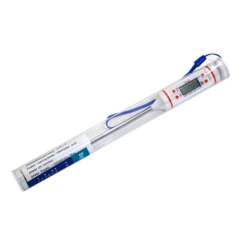 Digital Thermometer With LCD Display White/Silver/White 22.5x2.5x2.5cm - Image 2