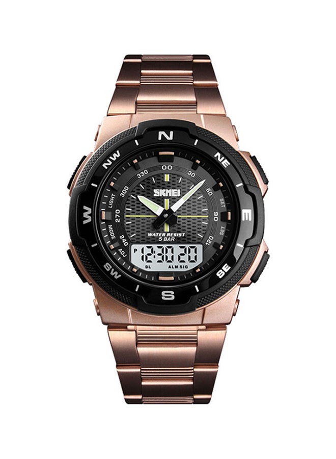 SKMEI - Men's Metal Analog+Digital Wrist Watch WH-1370 - Image 1