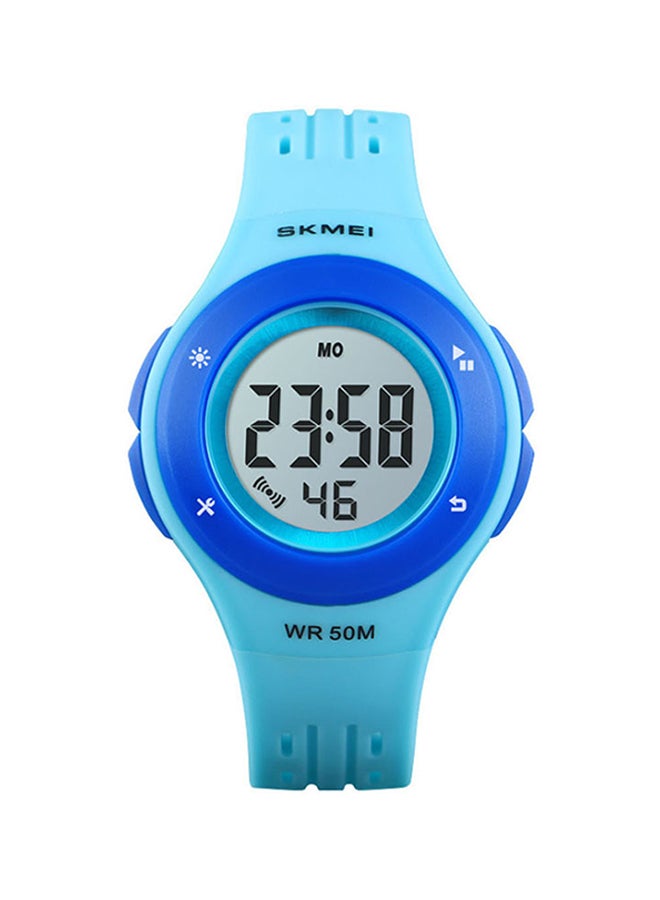 سكمي ساعة يد رقمية وسوار من المطاط طراز WH-1455 للأولاد