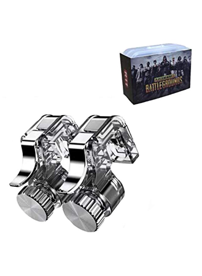 2 Pcs Fire Button Aim Key L1 And R1 Shooter Controller - Wireless - Image 1