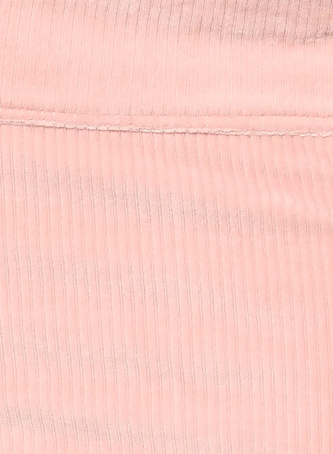 LOST INK Bib Pocket Jumbo Rib Pencil Pink