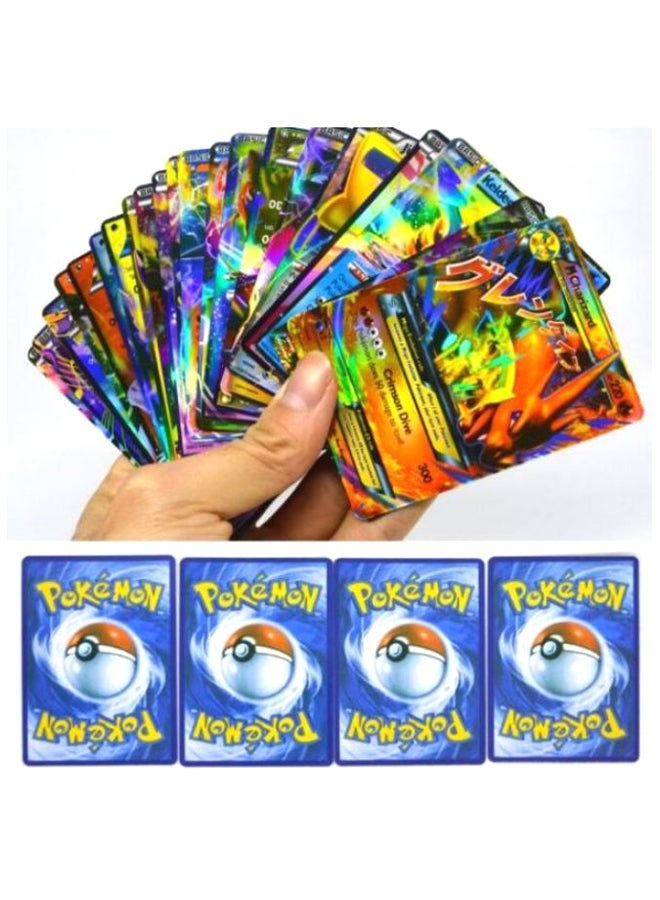 بطاقات بوكيمون متنوعة من 100 قطعة - Image 1
