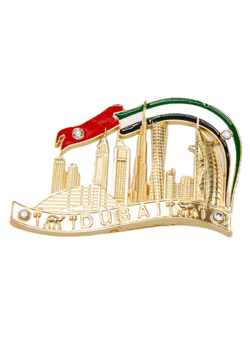 Al Jaber YSIE-10248 FM Fridge Magnet Gold