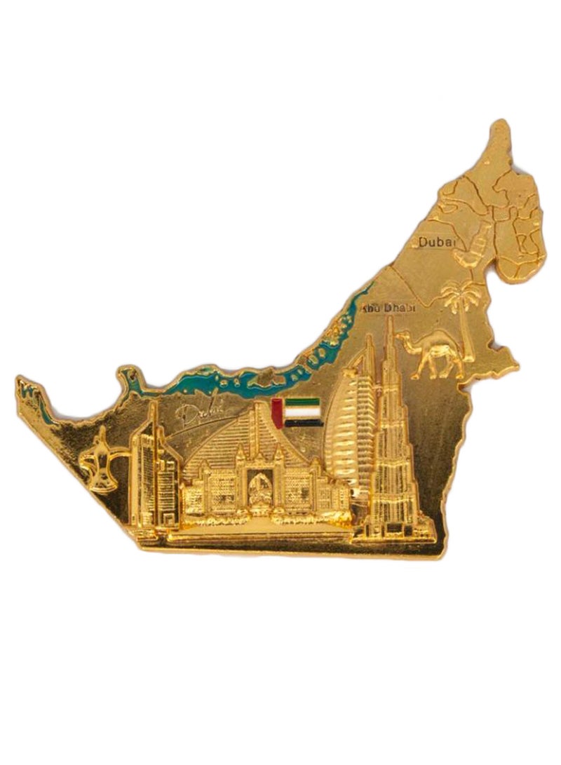 Al Jaber Ysie-Gb121 FM Fridge Magnet Gold