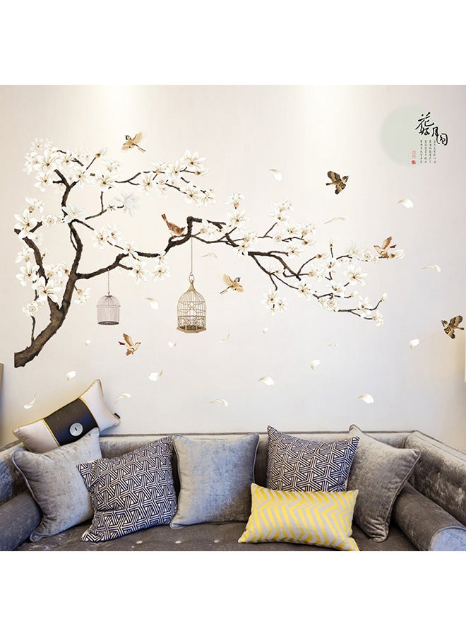 Generic - Flower Good Moon Round  Decorative Sticker Multicolour 60x90centimeter - Image 1