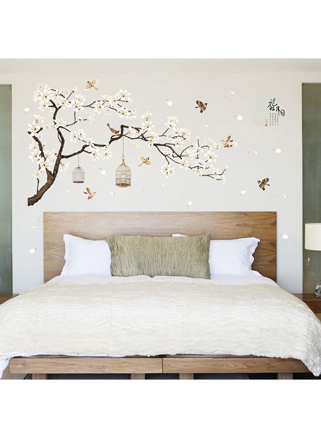 Generic - Flower Good Moon Round  Decorative Sticker Multicolour 60x90centimeter - Image 1