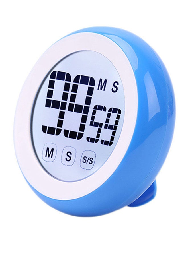Digital Touch Screen Timer Deep Sky Blue One Size 
