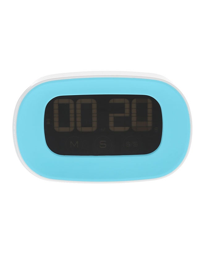 Digital Touch Screen Kitchen Countdown Timer Blue One Size 