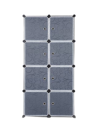 8 Grid Storage Wardrobe DIY Cabinet Grey/Black - v1557147117/N25244752A_1