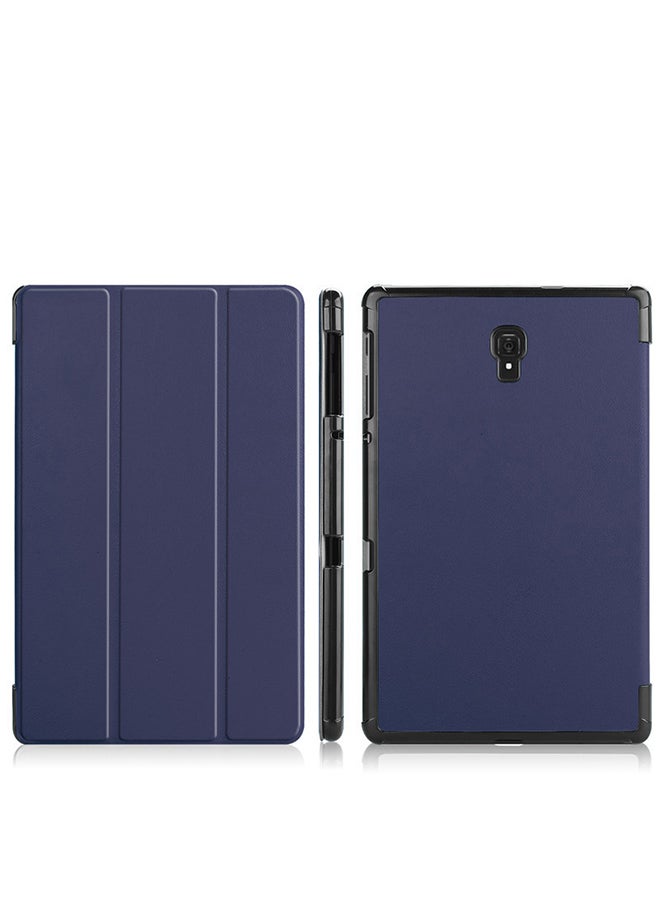 ATOKIT - Tri-Fold Case Cover For Samsung Tab A 10.5 Inch T590 Dark Blue - Image 1