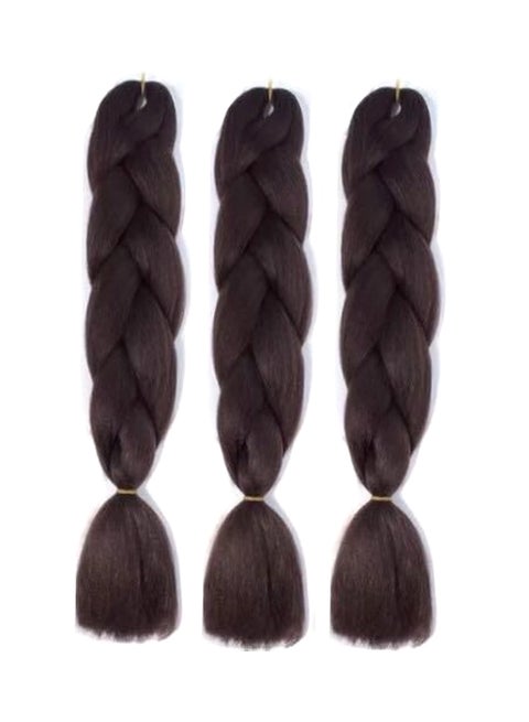 3 Pack Jumbo Xpreion Braids Hair Wig Brown