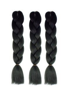 NewLifeStyle 38 Piece African Braids Hair Extension Wigs Black 