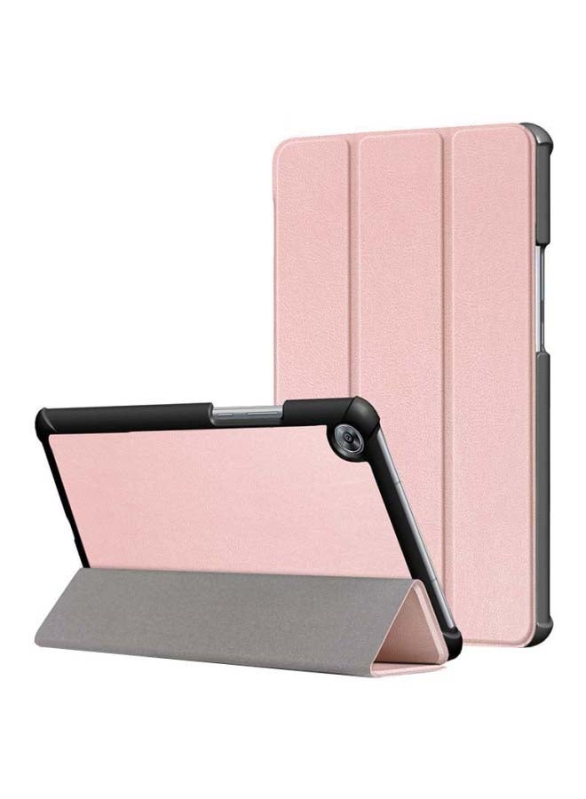 صوجي غطاء حماية قابل للطي لجهاز هواوي ميديا باد M5 مقاس (8.4 بوصة) ذهبي وردي