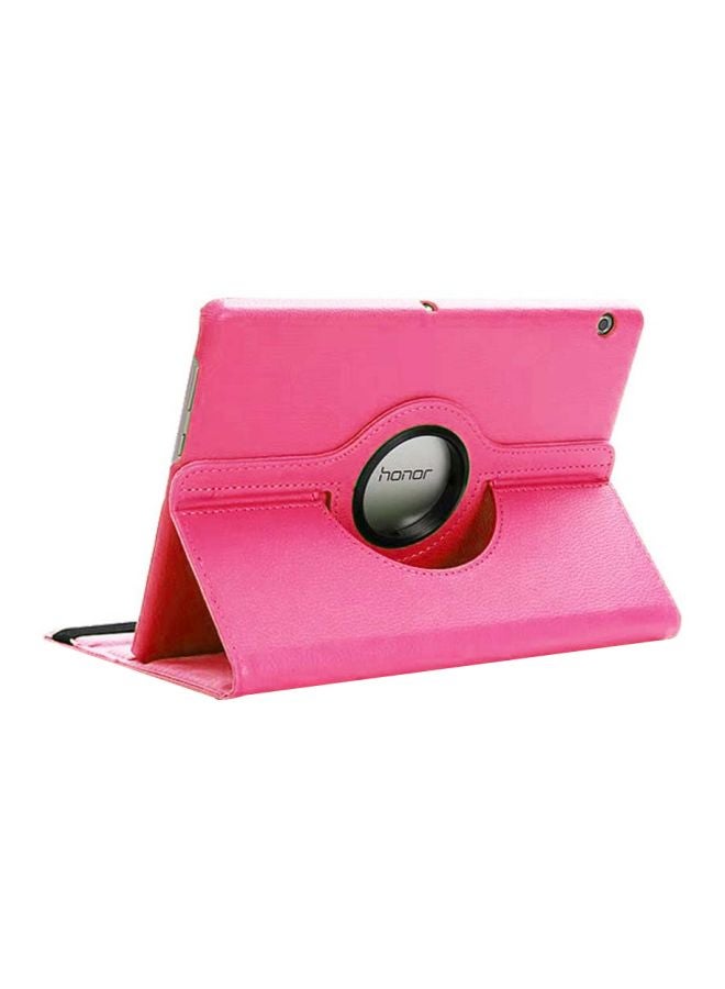 صوجي غطء حماية قلاب لموبايل هواوي ميديا باد هونور بلاي T3 مقاس 9.6 بوصة وردي/أسود - Image 1