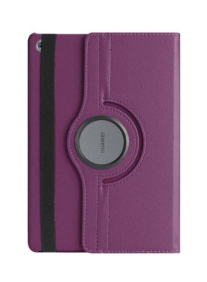 صوجي غطاء حماية قلاب لموبايل هواوي ميديا باد M5 لايت مقاس 10.1 بوصة بنفسجي/ أسود