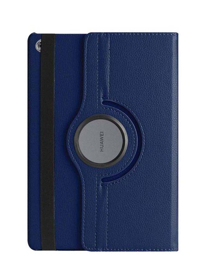 SOWUGI - Folio Case Cover For Huawei MediaPad M5 Lite 10.1-Inch Dark Blue - Image 1