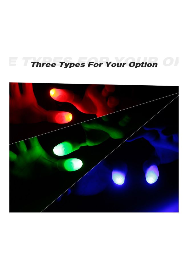 Generic - 1-Piece Magic Trick Thumb Led Light Up Flash Soft Finger Fun Lamp Set Toy cmcm - Image 1