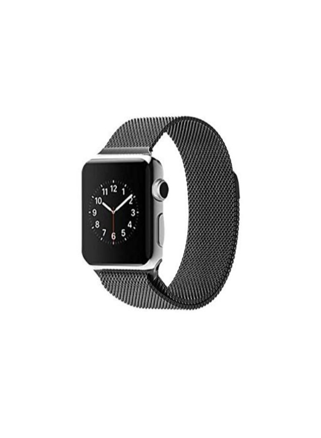Generic - Stainless Steel Band For Apple Watch Black - Image 1