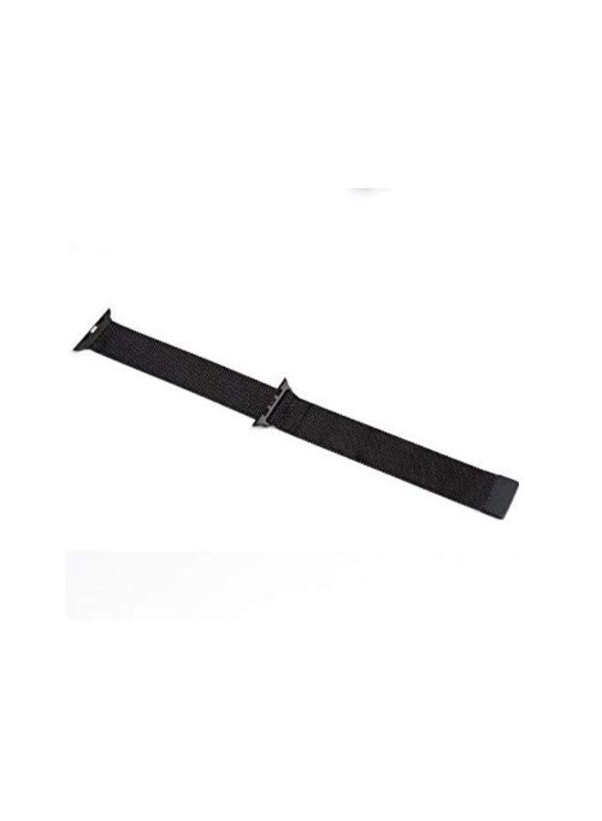Generic - Stainless Steel Band For Apple Watch Black - Image 1