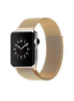 Milan Metal Stainless Steel Magnetic Apple Watch Strap Band 42mm[Gold]