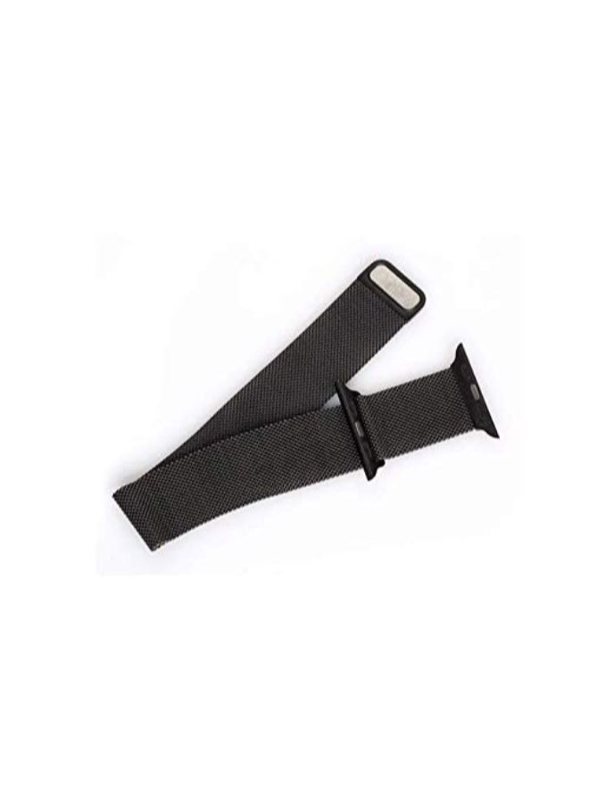 Generic - Stainless Steel Band For Apple Watch Black - Image 1