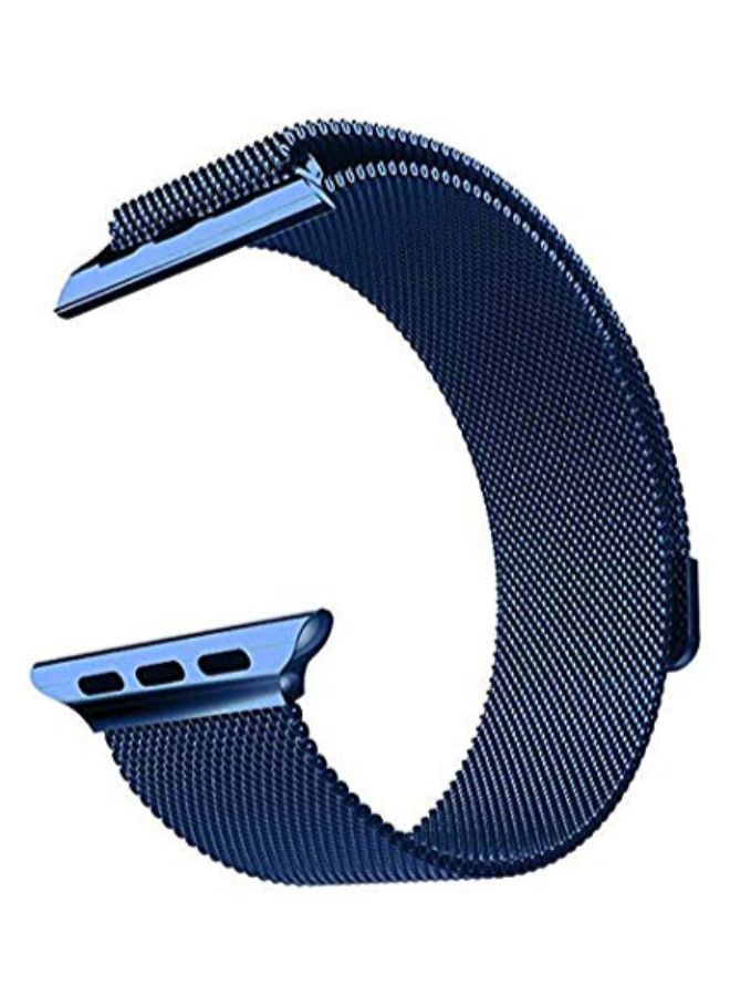 Generic - Smart Watch Stainless Steel Milanese Loop Band 38mm, Blue - Image 1