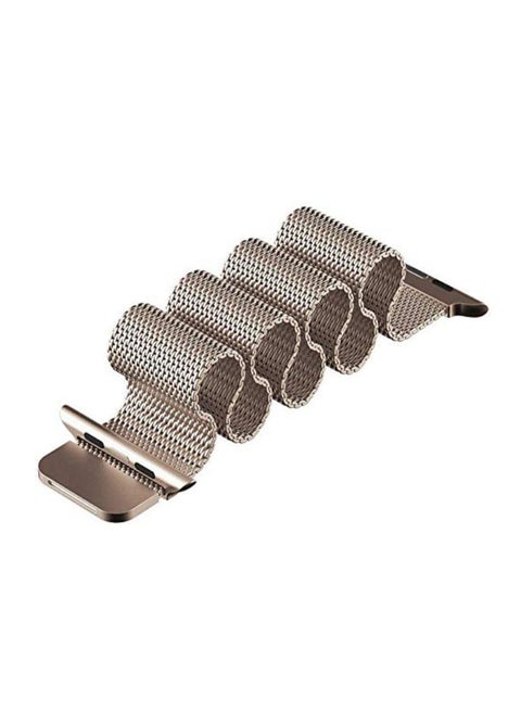 Replacement Stainless Steel Band For Apple Watch Series 1/2/3/4 Silver