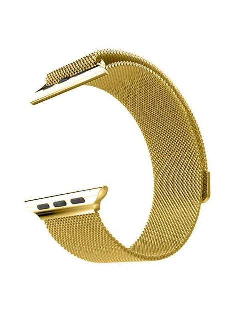 Milanese Loop Band For Apple Watch Gold