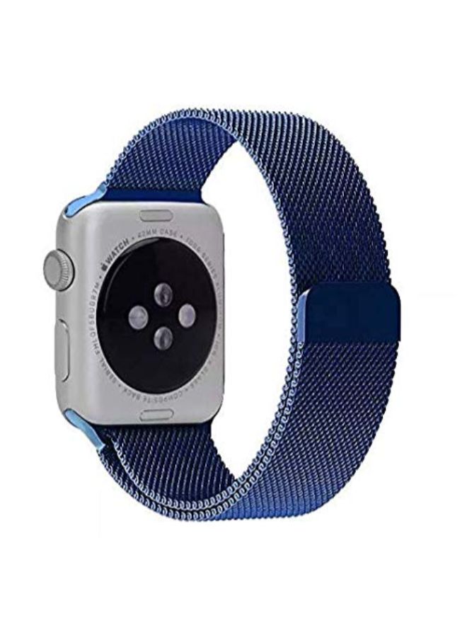 Generic - Smart Watch Stainless Steel Milanese Loop Band 38mm, Blue - Image 1