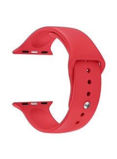 Silicone Replacement Band For Apple Watch 38-40mm Red