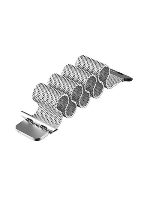Replacement Milanese Loop Bracelet For Apple Watch Silver