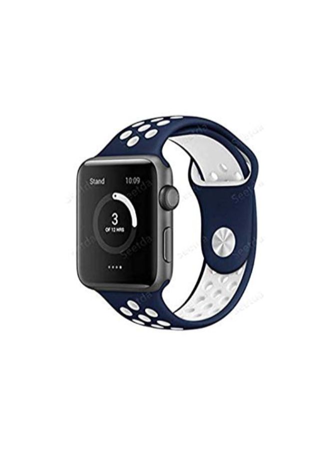 Sports Silicone strap for apple watch Iwatch band 42mm for iwatch Series1 2 3 band men Rubber bracelet With Adapter