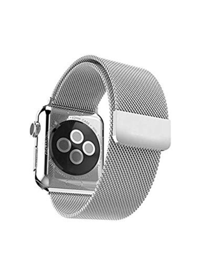 Generic - Replacement Milanese Loop Bracelet For Apple Watch Silver - Image 1