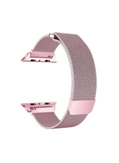 Stainless Steel Milanese Loop Replacement Strap For Apple iWatch Rose Gold