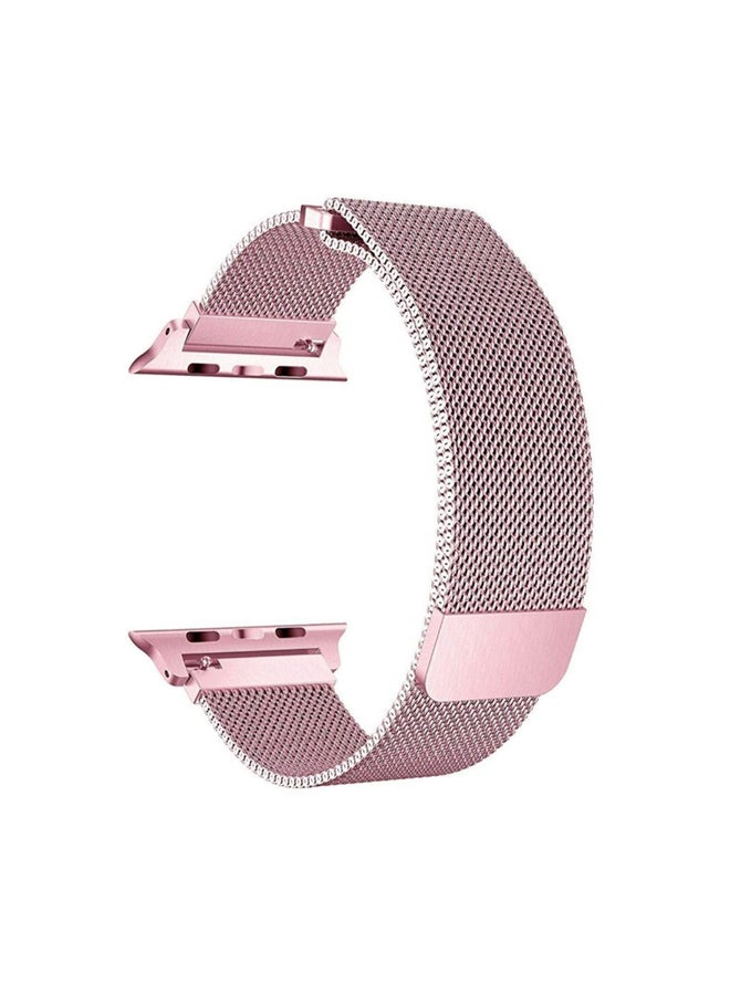 Generic - Stainless Steel Milanese Loop Replacement Strap For Apple iWatch Rose Gold - Image 1