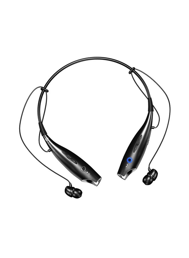Generic - Bluetooth Wireless Headset For Samsung/Apple iPhone Black - Image 1