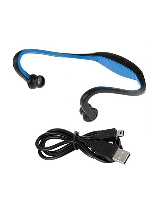Generic - Wireless Sports In-Ear Headset For Apple iPhone Black/Blue - Image 1