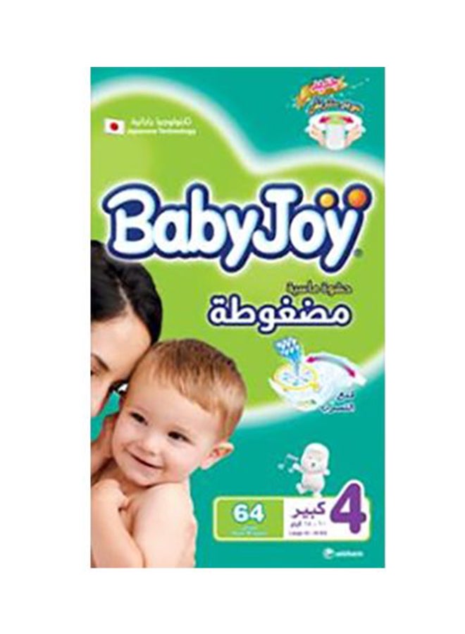 بيبي جوي عبوة حفاضات كبيرة جامبو من 64 قطعة