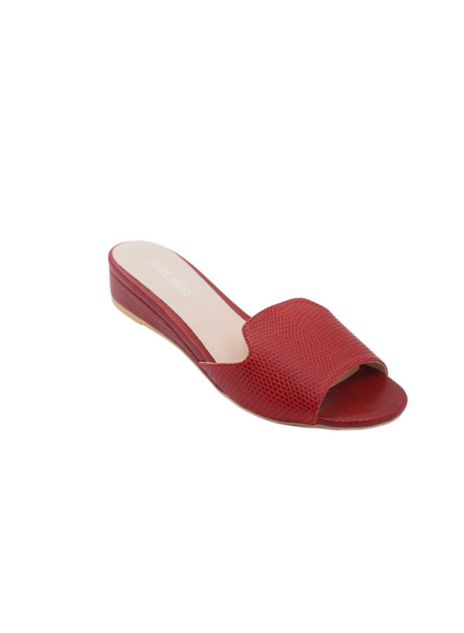 Josef Seibel - Formal Wedge Sandal Red - Image 1