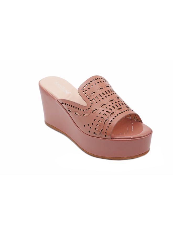 Josef Seibel - Formal Wedge Sandal Brown - Image 1